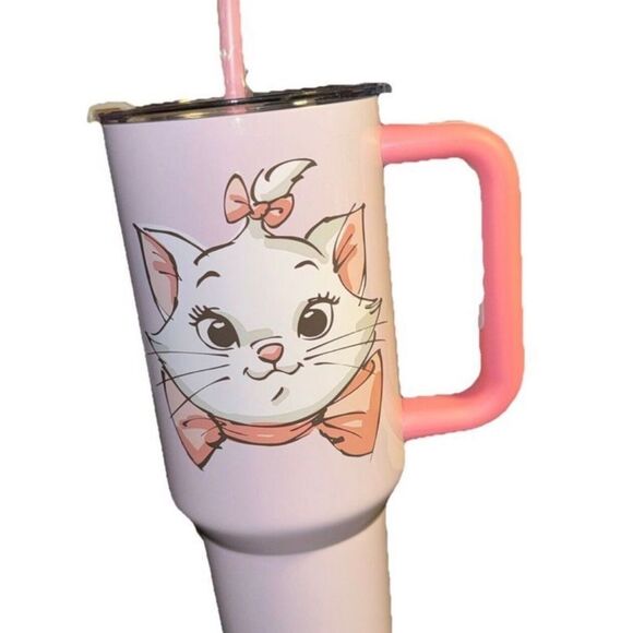Disney Aristocats Marie Tumbler 40oz New - Picture 2 of 6